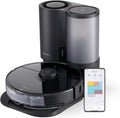 Roborock S7+ Robot Vacuum and Sonic Mop with Self-Empty Dock, Stores up to 60-Days of Dust, Auto Lifting Mop, Ultrasonic Carpet Detection, 2500Pa Suction, Black