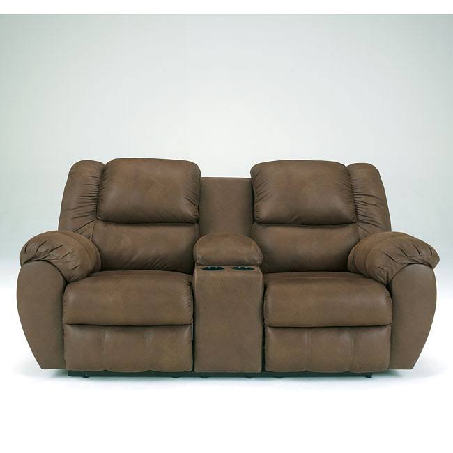 Reclining Loveseat with Console P419