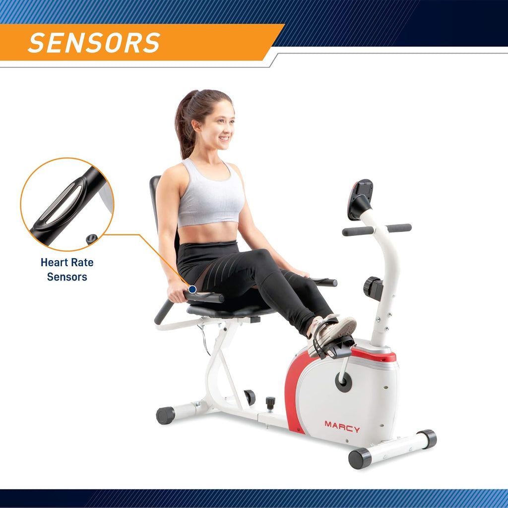 Recumbent Exercise Bike with Magnetic Resistance C966