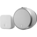 August Smart Lock Pro Plus Connect Door Lock, Silver