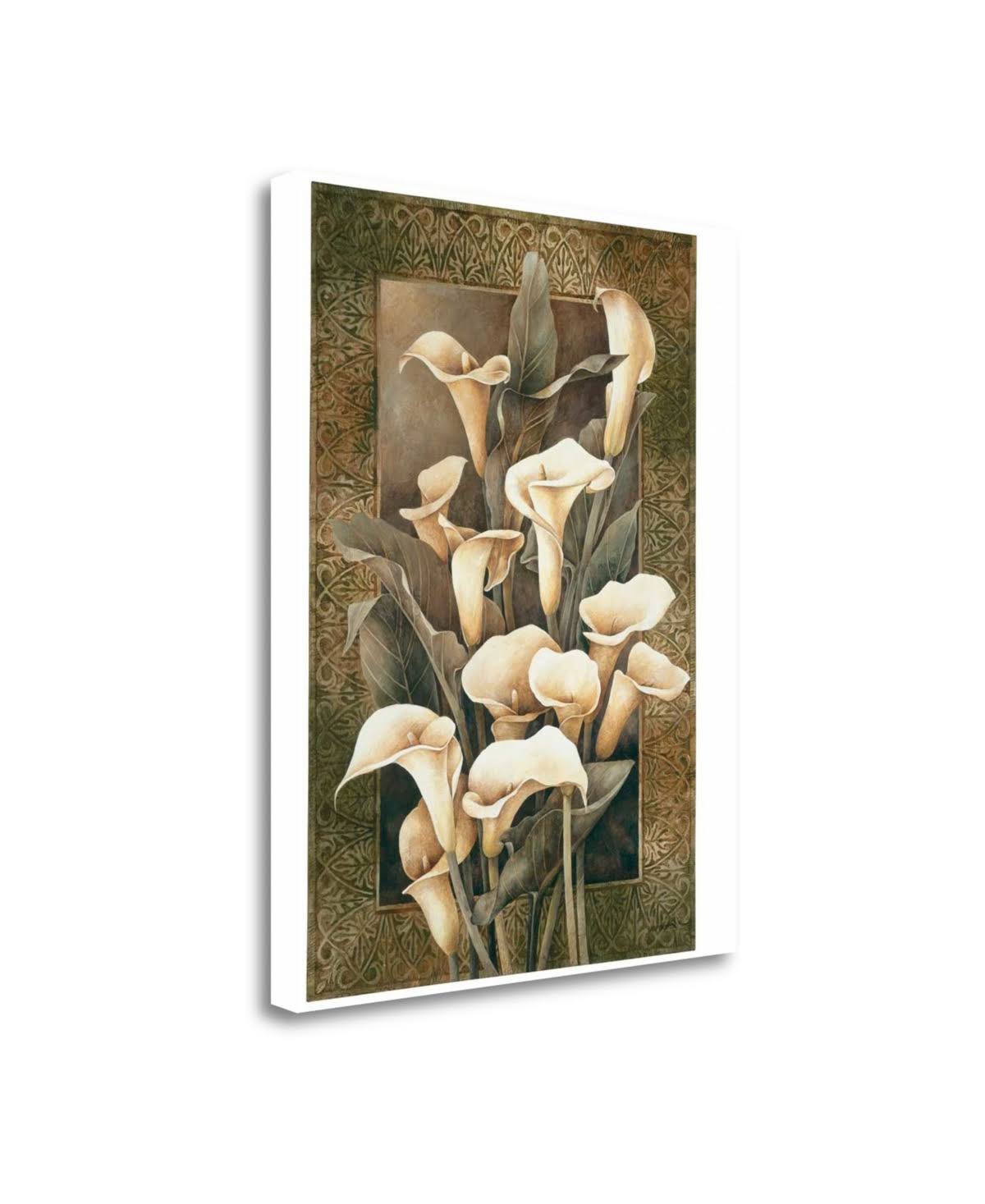 24x22 x 19x22 Golden Calla Lilies Giclee Print on Gallery Wrap Canvas