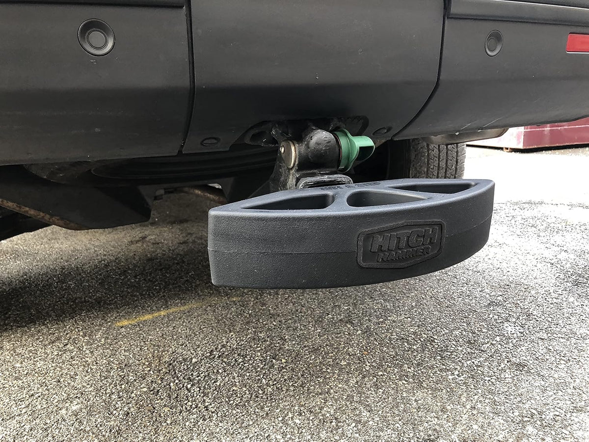 Rear Hitch Mounted Bumper Guard, Flexible Rubber, Pack of 2 E97221
