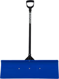 EarthWay 30" Professional Snow Pusher with Fiberglass Shaft, Snow Shovel for driveways, Snow Pusher for Tall People, D-Shaped Handle, and Quick Assembly, Polar Tech Pack of 2