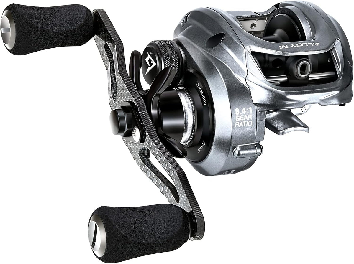 Baitcasting Reel, Aluminum Frame Low Profile, 22Lbs Max Drag P752