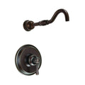 Danze D502757LSBRT Opulence Shower Faucet Tumbled Bronze