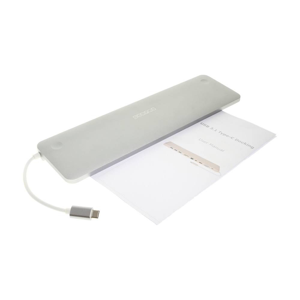 USB-C PD Docking Station with Multi-Port USB 3.1 Hub, Aluminum B656