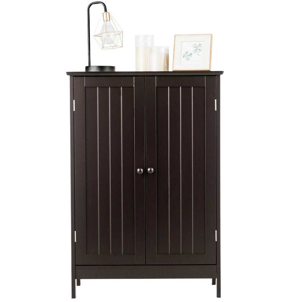 Bathroom Floor Storage Cabinet with Double Doors G1658