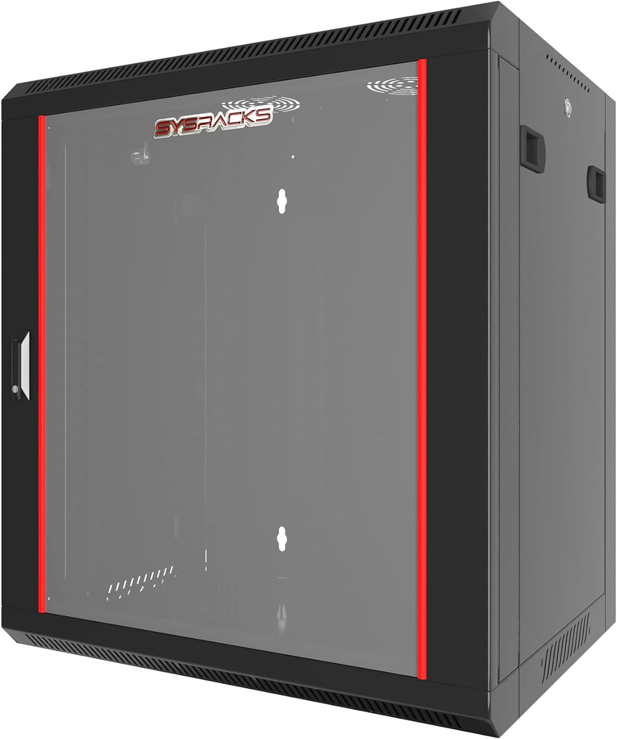 12U Wall Mount Server Rack Cabinet 24-Inch Depth Locking Network Enclosure F297