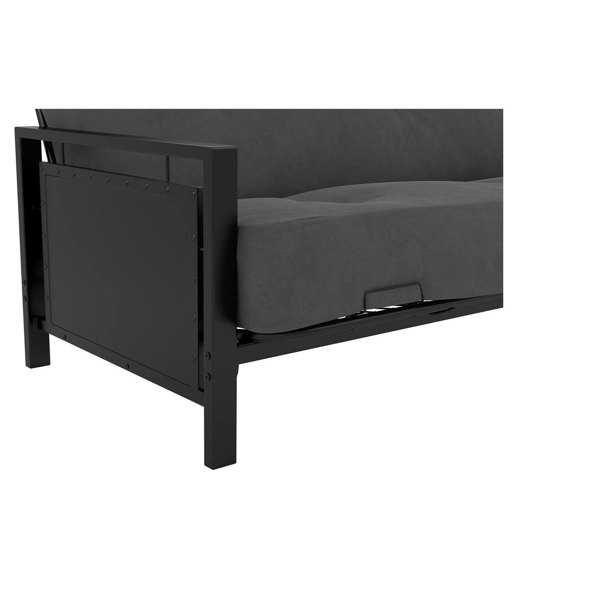 Metal Arm Futon Frame, Black V88615