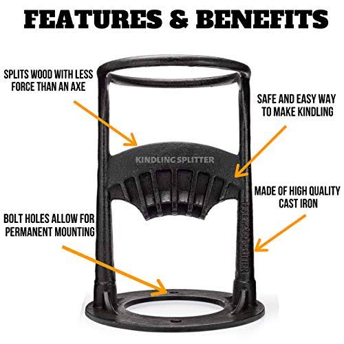 Cast Iron Manual Firewood Log Splitter E15604