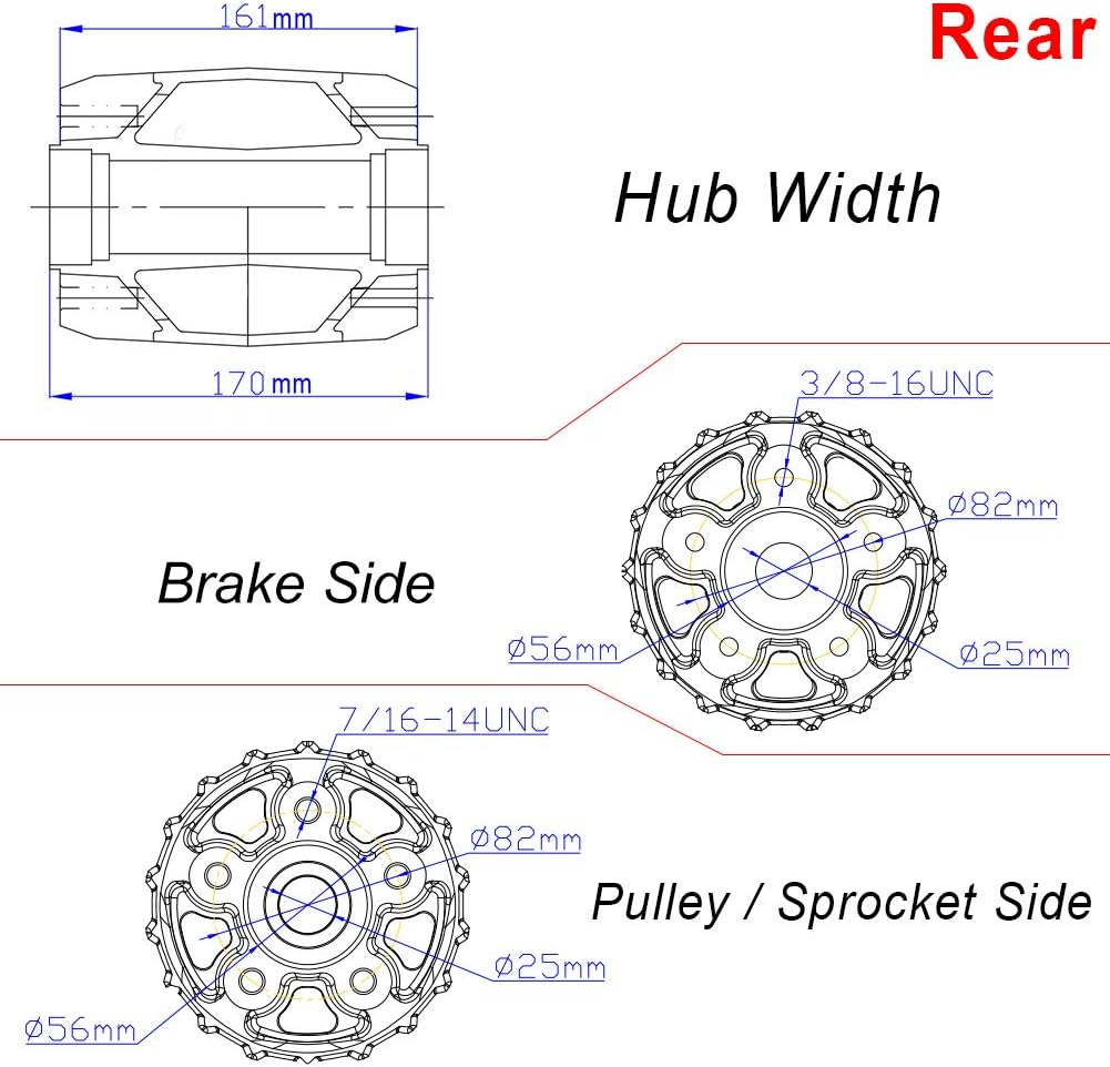 21 x 2.15 18 x 3.5 Fat Spoke Front Rear Wheel Rim Set for Harley Dyna Q239167