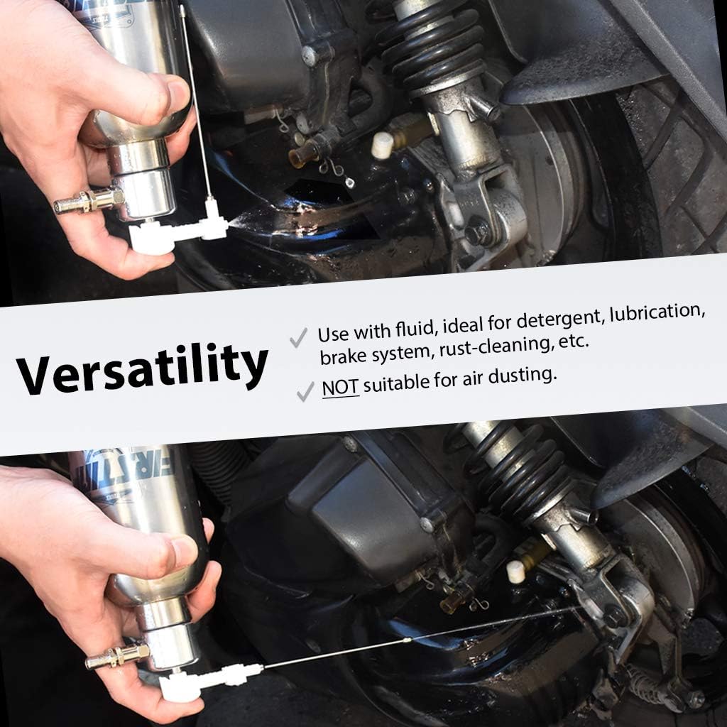 Refillable Aerosol Sprayer Can, Dual Purpose Nozzle for Stream & Mist, Pack of 2 B654825