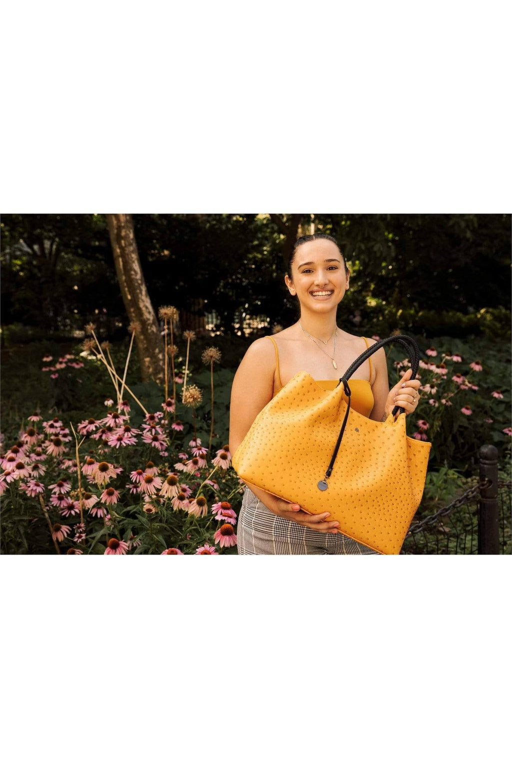 Vegan Leather Tote Bag in Lavender Z877476