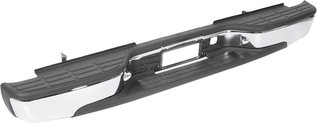 Chrome Steel Rear Step Bumper for 1999-2007 Chevy Silverado GMC Sierra 2500 HD 3500 O82244