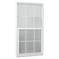 TAFCO Windows Single Hung Window 31.25 in. x 59.25 in. Insulated Vinyl Frame