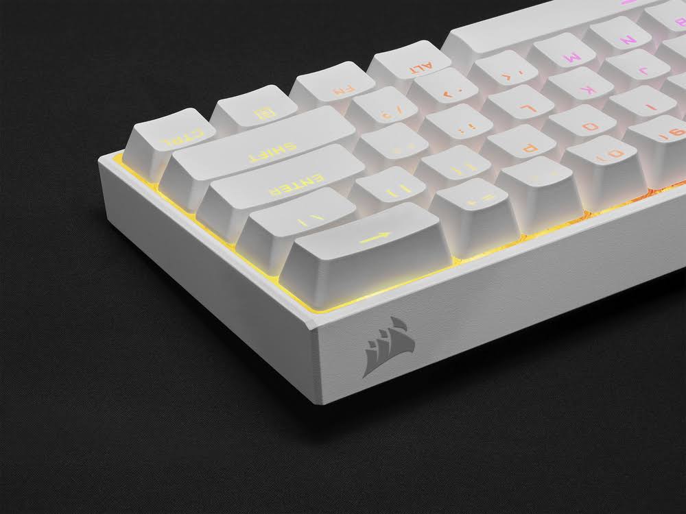 60% Mechanical Gaming Keyboard - Cherry MX Speed - White T148443