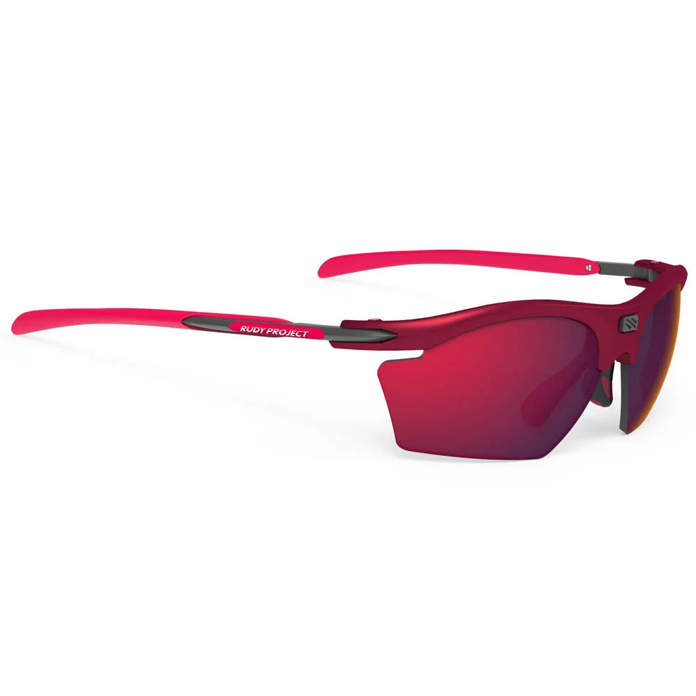 Rudy Project Sunglasses Rydon Slim Merlot Matte - Multilaser Red