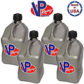 VP Racing Fuel Jugs Square 5 Gallon GAS Can and Hose Silver / 4 / 0