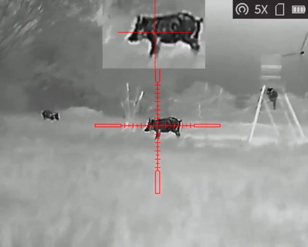 Thermal Imaging Rifle Scope 256x192, 19mm Lens E311404
