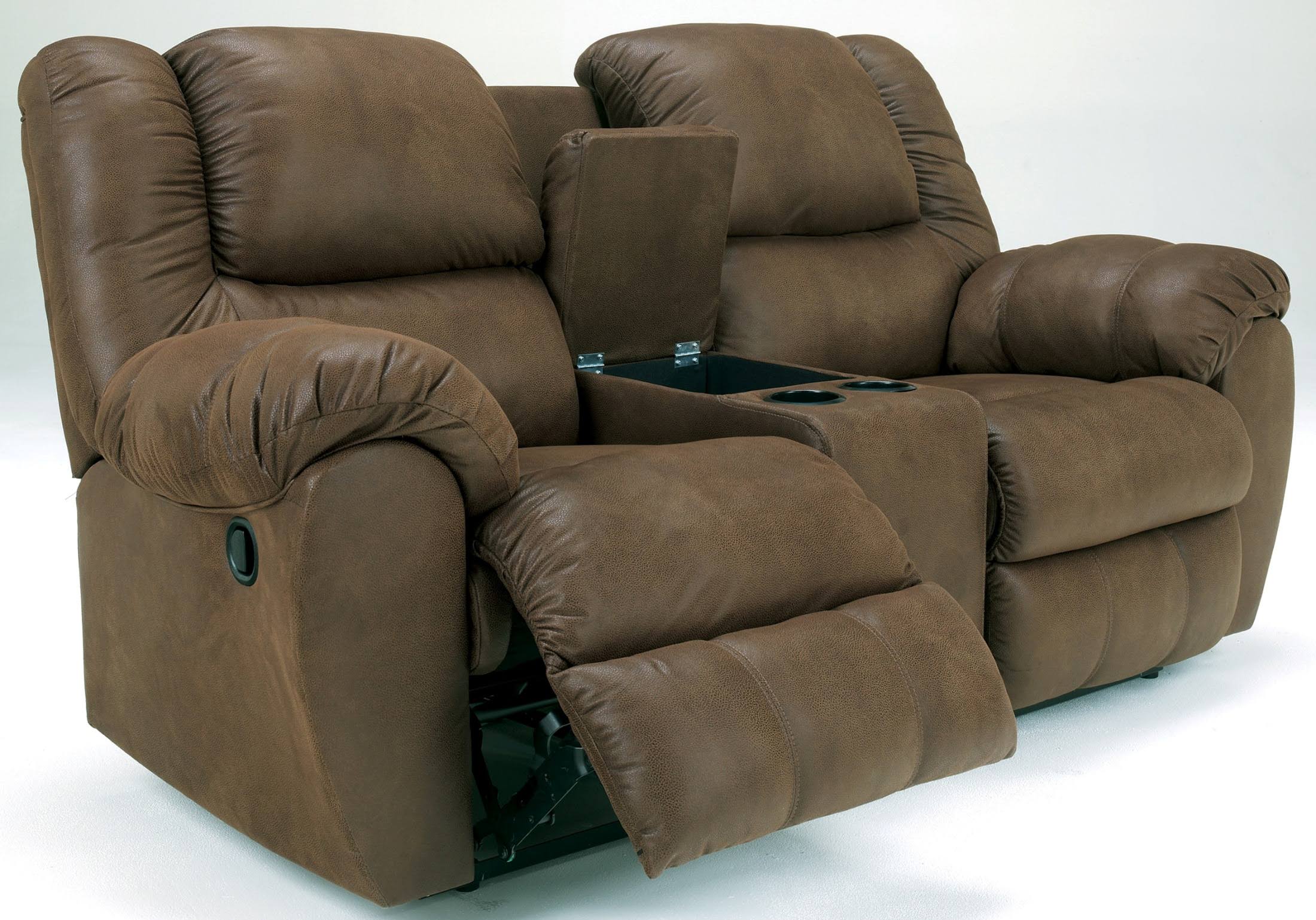Reclining Loveseat with Console P419