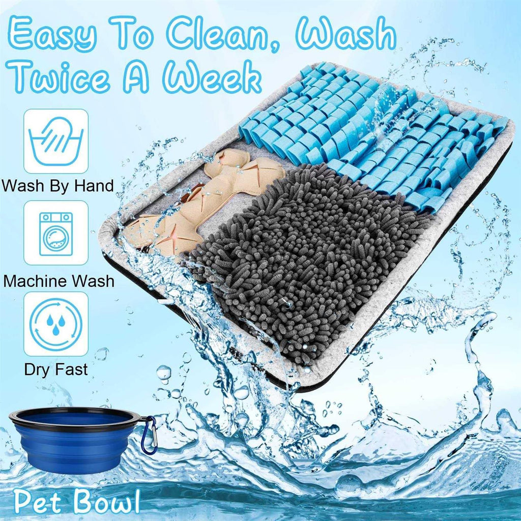Snuffle Mat for Dogs, Interactive Feed Mat for Boredom, Pet Foraging Mat for Smell Training B697854