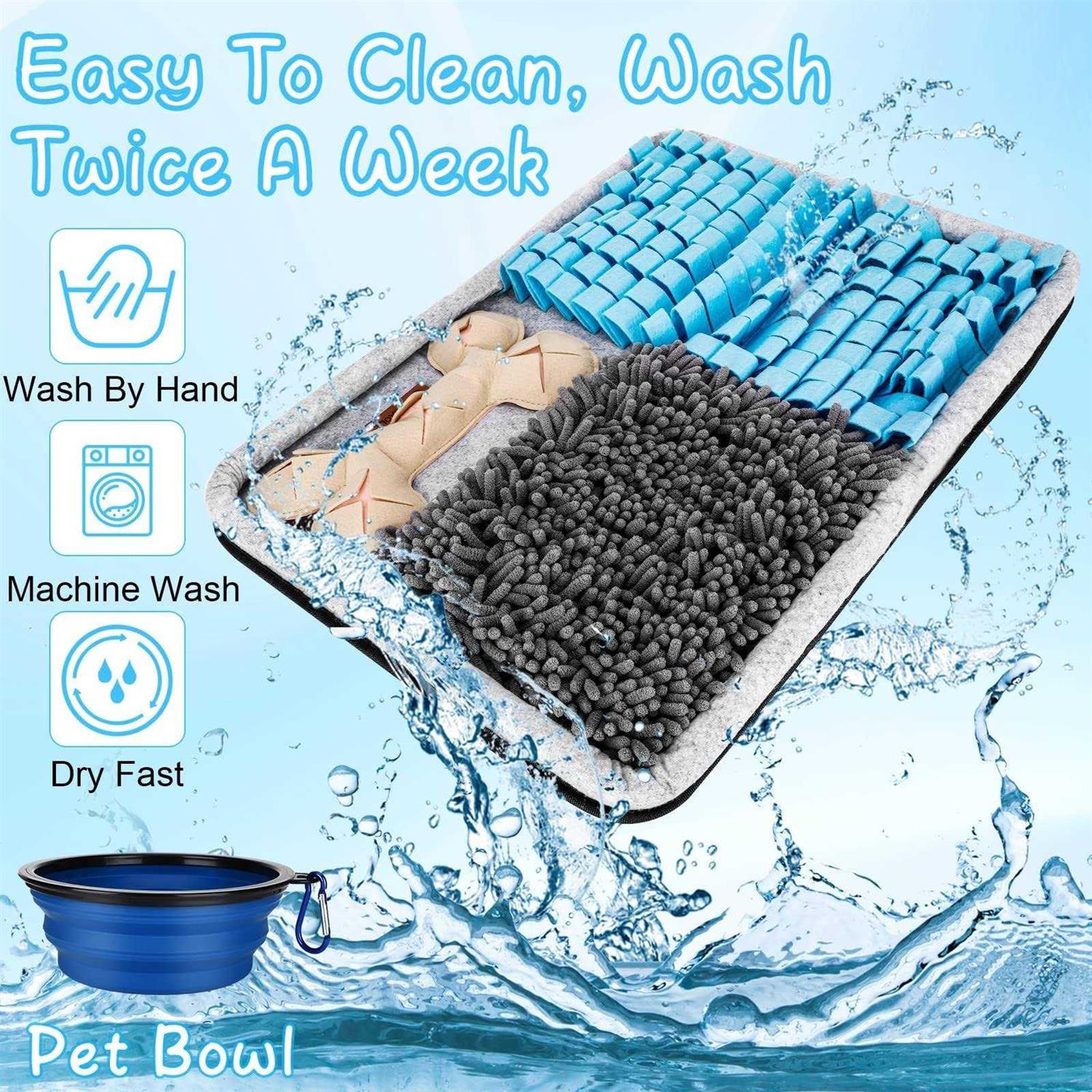 Snuffle Mat for Dogs, Interactive Feed Mat for Boredom, Pet Foraging Mat for Smell Training B697854