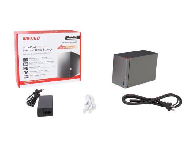 2-Bay Diskless NAS Server SATA 3Gb/s Q6854
