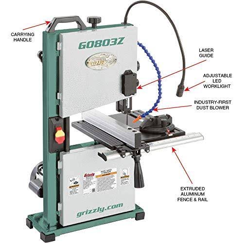 9x22 Benchtop Bandsaw with Laser Guide V969