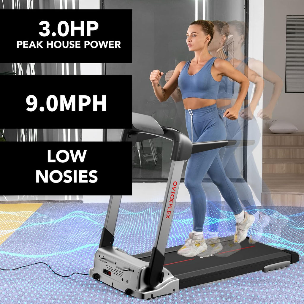 Foldable Treadmill for Home Portable Compact Electric P34596