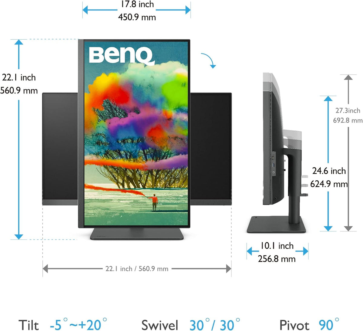 27 inch 4K UHD IPS Monitor for Designers K6945