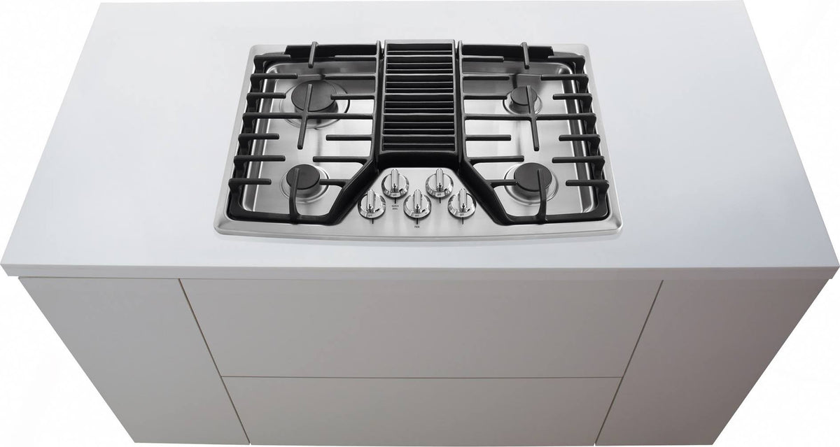 30 Inch Gas Downdraft Cooktop Stainless Steel Q28975