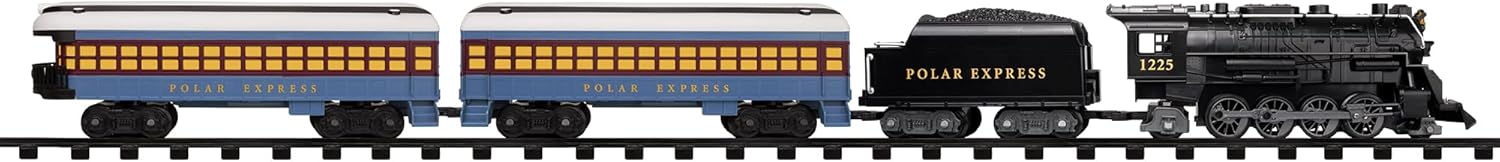 Polar Express Ready-to-Play Battery-Powered Model Train Set with Remote W26064