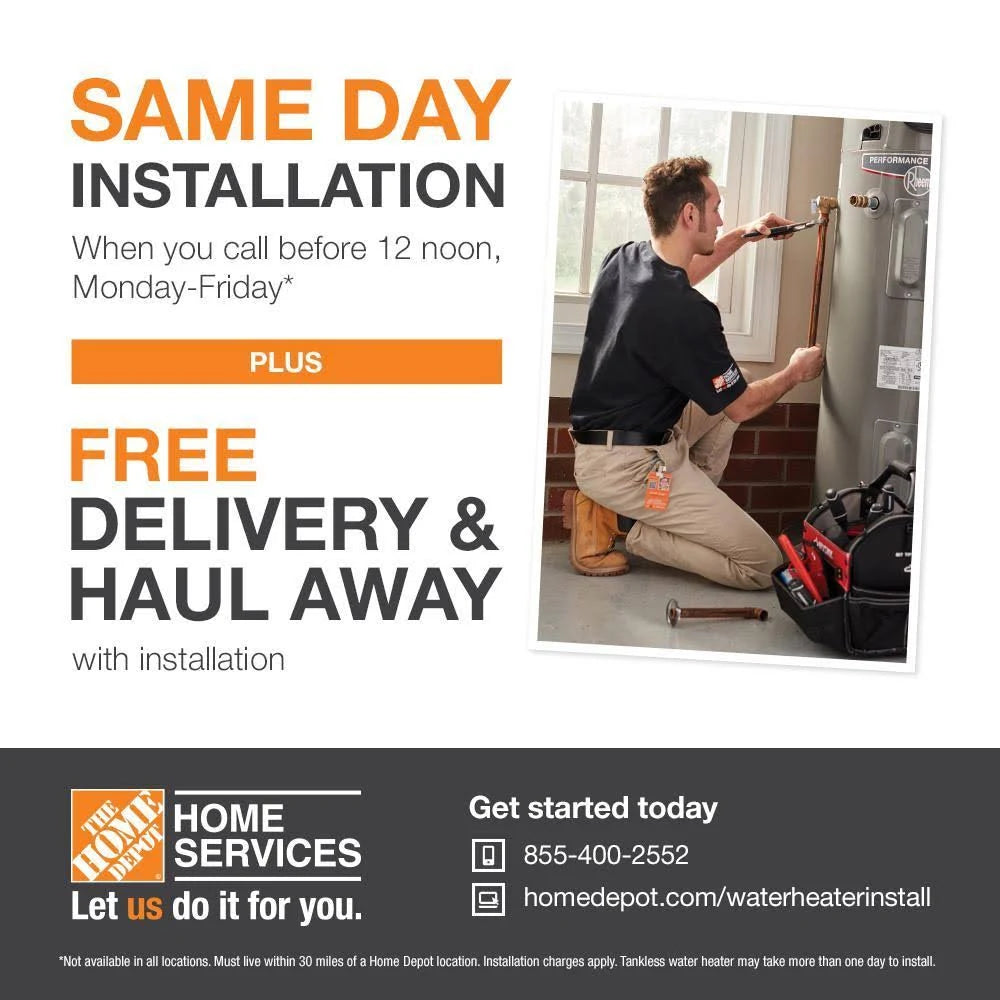 40 gal. Tall 38,000 BTU Ultra Low NOx Gas Water Heater L854