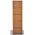 Home Basics 5 Cube Wood Cabinet, Natural