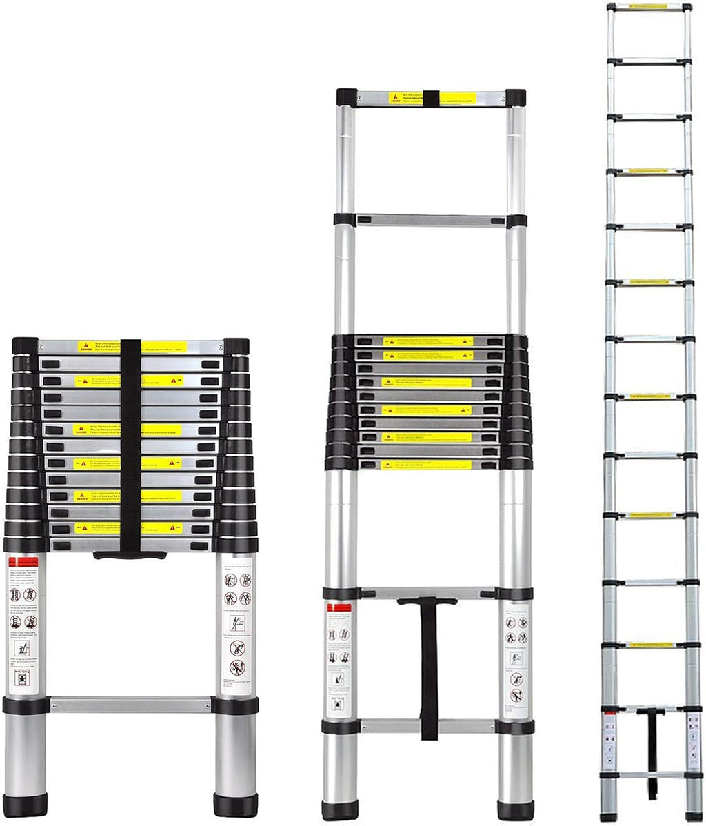 Telescoping Ladder 10.5FT Aluminum Multi Extension Portable Lightweight Folding V1033