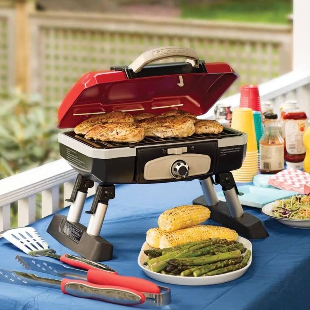 Portable Tabletop Gas Grill Red G938