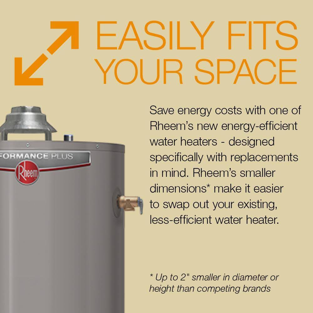 50 gal. Short Natural Gas Tank Water Heater S733