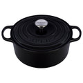 Le Creuset Cast Iron Round Dutch Oven Black 5.5 qt.