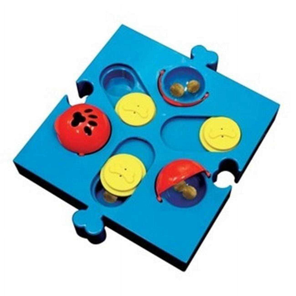 Interactive Dog Puzzle Toy with Treat Dispenser W971