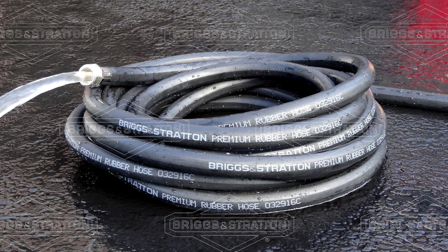 75-Foot Heavy-Duty Rubber Garden Hose, 2-Pack M2177