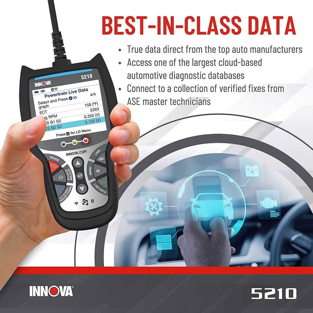 OBD2 Diagnostic Code Scanner with ABS Code Reader and Oil Light Reset W3244