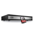 ZOSI 1080p 16-Channel Surveillance DVR Recorder Security 2TB Hard Drive for HD-TVI, CVI, CVBS, AHD 720P/1080P CCTV Cameras