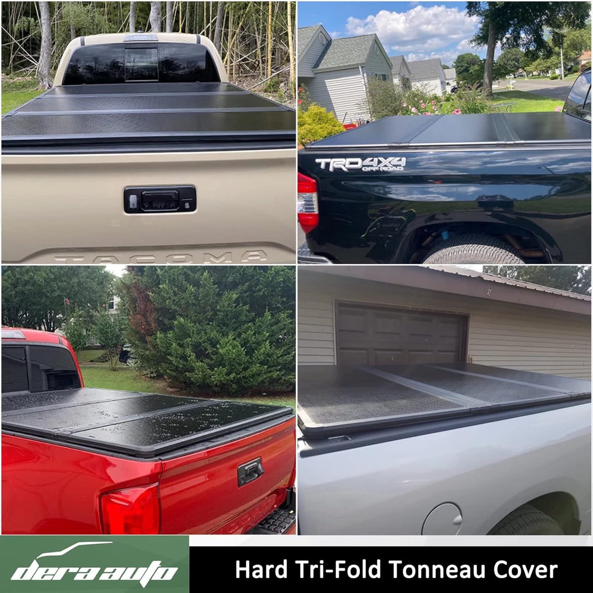 Hard Tri-Fold Truck Bed Cover for 2015-2022 F150, 5.5ft Bed K339164