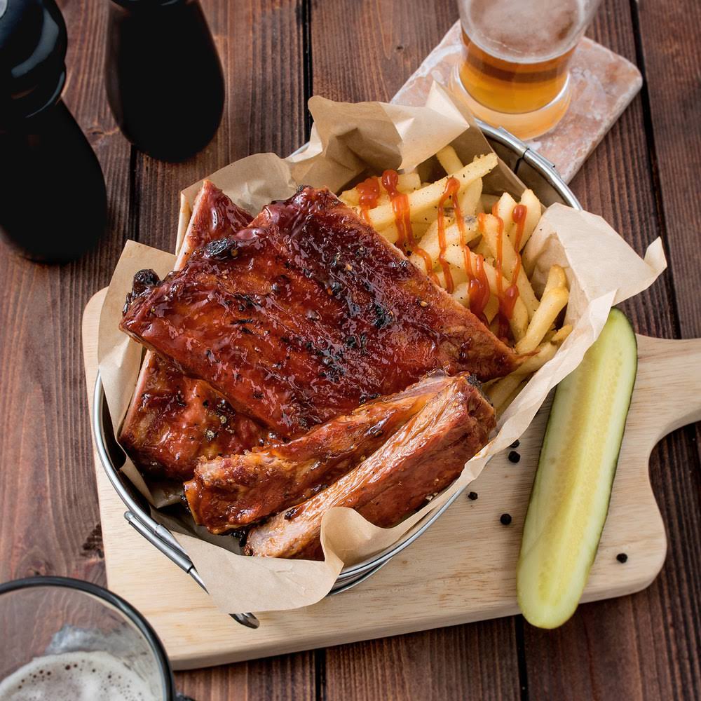 2.75 lb. St. Louis Pork Ribs - 10/Case