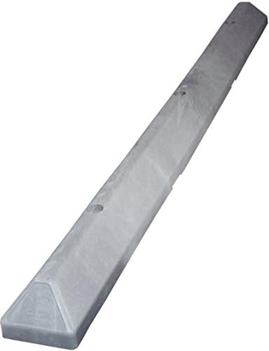 6 ft Commercial Parking Block, Concrete Gray B683759