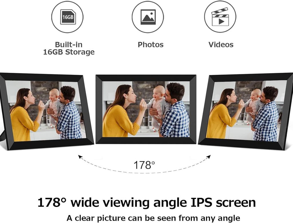 10.1 inch WiFi Digital Photo Frame with Touch Screen K55205
