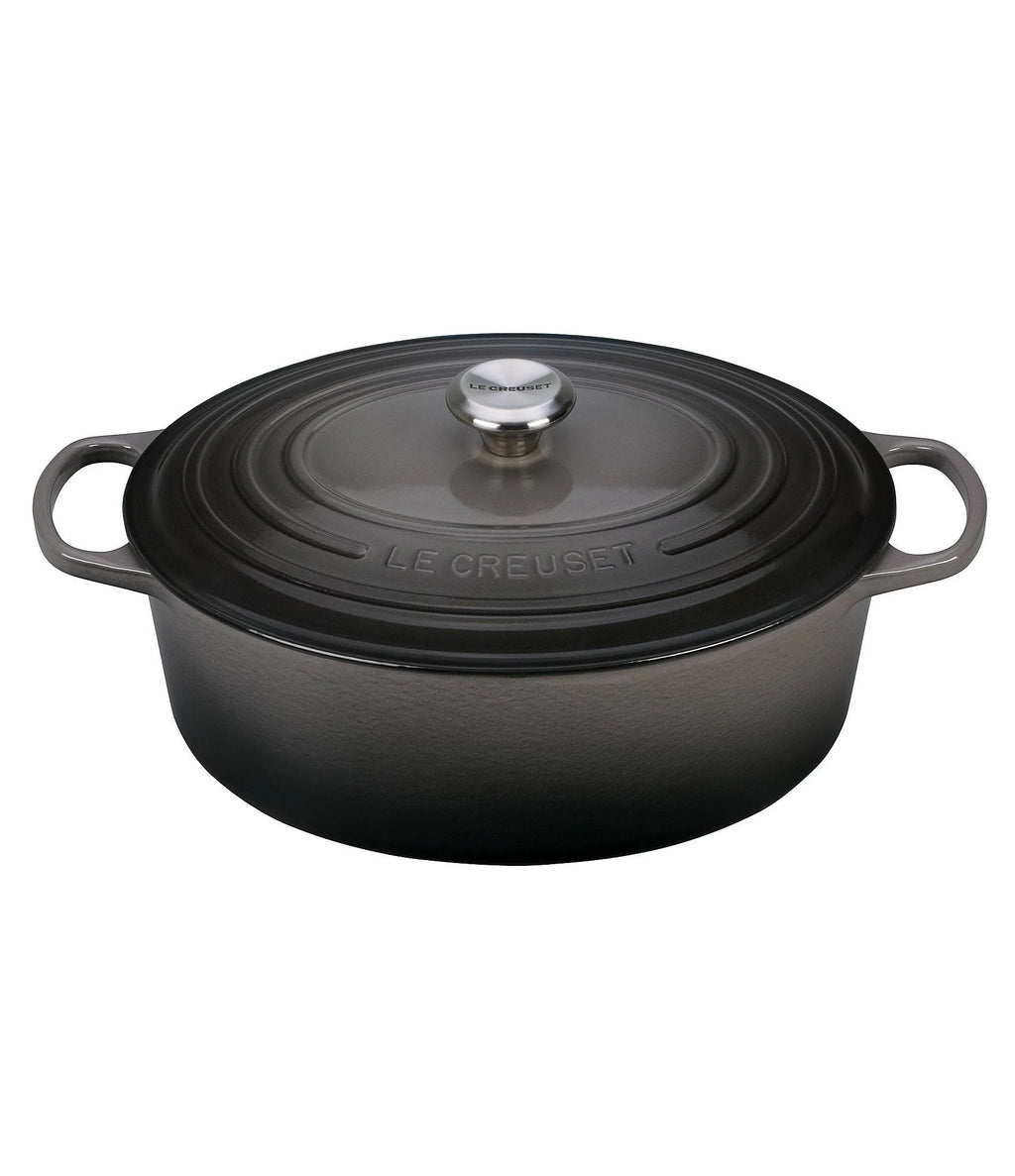 Le Creuset Signature Cast Iron 8-Quart Oyster Oval Dutch Oven
