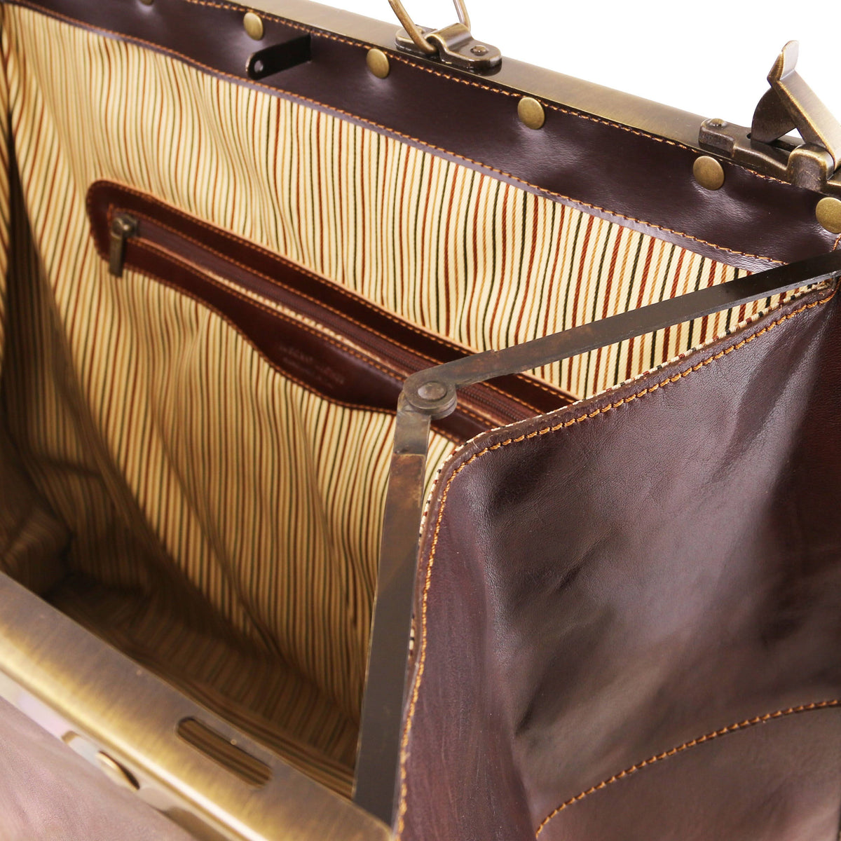 Leather Bag - Large Size - Brown M2650