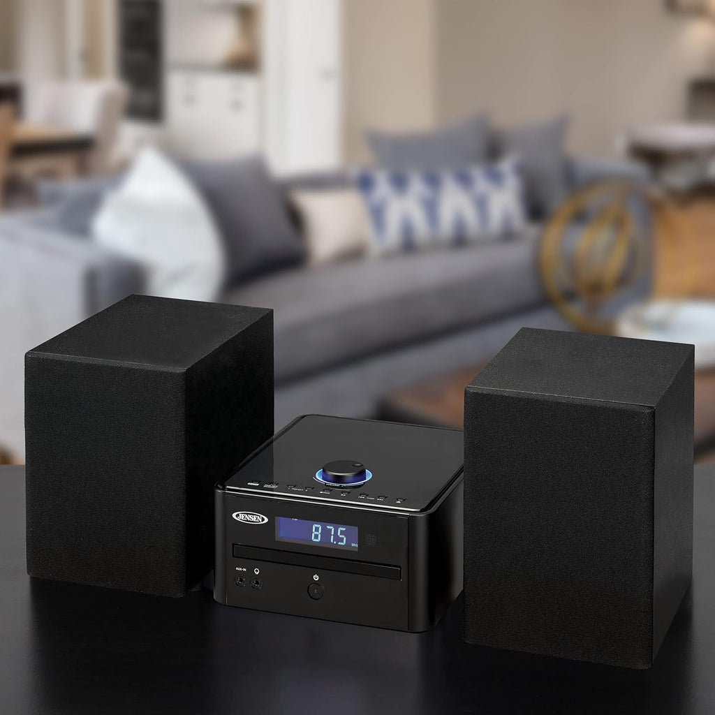 Bluetooth CD Music System with AM/FM Stereo Receiver and Remote Control C788781