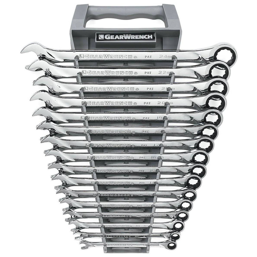 16 Piece Metric XL Ratcheting Combination Wrench Set N4661